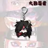 Novo chaveiro de acrílico do Naruto com Sasuke e outros personagens de anime, acessório de chaveiro 2D
