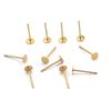 AliExpress Acero Inoxidable Cabeza Plana Aguja Aguja de Cabeza Plana Accesorios para Pins de Oreja DIY Aretes Hechos a Mano Material de Joyería