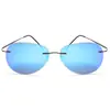 Gafas de Sol Ligeras sin Marco de Sapo para Hombre, Gafas a Prueba de Explosiones para Exteriores, Gafas Antirreflejos para Conducir, Día y Noche