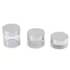 Frascos Vazios Recarregáveis Tipo Pump para Viagem 15g 30g 50g Frascos para Creme Frascos para Creme Facial Pet Frascos de Embalagem Cosmética