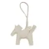 Colgante de Pony Encanto para Bolso de Piel Sintética Llavero de Coche Ángel Caballo Volador Colgante Platino Encanto para Bolso Kelly