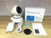 Cámara monitor de red wifi HD con cabeza sacudidora para cachorros V380 para interiores inalámbrica para el hogar 360 grados