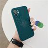 Para Apple 16Pro Max Malla 15pro Funda para Teléfono 14pro Silicona 13pro Disipación de Calor Transpirable Funda Blanda