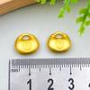 Estilo Chino Lingote Antiguo Mate Bolsa de la Fortuna Accesorios Llavero Atractor de Riqueza Accesorios Colgante para Collar Pulsera Colgante Decorativo