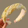 Diadema de Estilo Fresco de Lujo Ligero, Diseño de Esponja Fina, Accesorio para el Cabello de Gama Alta, Diadema de Colores para Mujeres, Venta al por Mayor, Diadema de Corona Alta para Lavarse la Cara