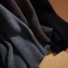 Saia Lápis de Tricô com Lantejoulas Estilo Coreano Simples 100% Lã Cintura Alta Elástica Slim Fit Midi Justa ao Corpo Espessa de Alta Qualidade