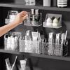 Gabinete con Espejo Patrón Glaciar Caja de Almacenamiento Lavabo de Baño Lápiz Labial Caja de Almacenamiento de Cosméticos Gabinete de Baño Caja de Almacenamiento Montada en la Pared
