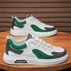 Tênis Masculino, Novo Estilo de Verão, Couro Respirável Esportivo Casual, Jovem Tendência Estilo Coreano Versátil Tênis Branco Masculino