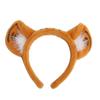 Diadema de peluche de dibujos animados coreanos con orejas de tigre lindas Pasador para fiesta de reunión anual del Año del Tigre Pasador para actividad Pasador para parque de atracciones Cabello