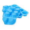 Molde para Hornear Galletas de Gelatina Molde para Hornear Pasteles 24 Hoyos Multirejilla Redondo Silicona Molde para Magdalenas