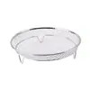 Freidora de Aire Casera Rejilla para Hornear de Acero Inoxidable Cesta Drenadora de Aceite de Patas Altas Accesorios para Hornear Soporte Drenador de Aceite para Alimentos Venta al por Mayor
