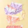 Ropa interior para niños mujeres algodón antibacterial entrepierna triángulo transpirable cómoda linda estampada bebé niños medianos y grandes infantil niña