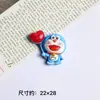 Novos Acessórios Doraemon de Chá de Leite DIY Resina Cola de Creme Capa de Celular Copo de Água Ímã de Geladeira Materiais Atacado