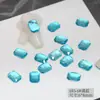 6*8 cor formato octogonal fundo plano unha diamante decoração rede vermelha explosões Xi Fei volta ao palácio vidro flash diamante unha joia