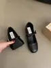 Primeiro Encontro Temporada Estilo Coreano Versátil Decote Baixo Tira Única Salto Grosso Sapatos Femininos Estilo Outono Retro Francês Sapatos Mary Jane