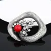 Broche Camélia Retro de Liga Japonesa e Coreana Transfronteiriço para Mulheres, Acessório de Joia, Alfinete, Broche com um Toque de Luxo de Alta Qualidade