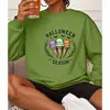 Moletom com Gola Redonda Temático de Halloween Adequado para Plataformas de E-commerce de Exportação Transfronteiriça com Estampa para Venda no Atacado de Peça Única
