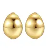 2023 Gorro simple estilo francés aretes de tachuela diseño de nicho femenino estilo frío clip para la oreja femenino estilo otoño e invierno aretes sin perforación