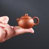Cambio de horno mini arena púrpura tetera pequeña se puede criar para jugar tetera de punta de dedo mascota de té juego de té kung fu adornos de suministro directo de fábrica