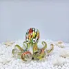 Adorno de pulpo creativo de alta gama estilo lujo, decoración de pulpo animal marino para estudio, entrada y decoración del hogar