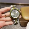 Relógio Rolex Datejust com Aro Canelado, Estilo Clássico, Relógio Mecânico Automático, Pulseira de Aço, Relógio de Pulso à Prova d'Água para Negócios