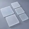 Caja Plástica Transparente Cuadrada Plana de Alta Calidad para Almacenamiento de Piezas, Ferretería, Accesorios, Insignias, Tarjetas - Amazon Transfronterizo 1.5