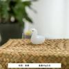 Yibo Animales de Cristal Adornos de Vidrio Pato Cisne Blanco Sala de Estar Escritorio Creativo Manualidades de Vidrio Diseño Creativo