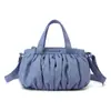 Bolsas de Design de Nicho para Mulheres Primavera e Verão 2025 Novas Bolsas de Tecido da Moda Bolsas Transversais Bolsas de Alta Qualidade Plissadas Bolsas Nuvem