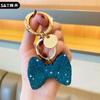 Chaveiro Lacinho Strass para Meninas, Chaveiro Fofo para Chave de Carro para Mulheres Jovens, Pingente de Bolsa Acessório de Strass Chaveiro para Presente