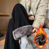 Calças masculinas com forro de fleece, calças casuais de outono, calças externas masculinas, calças de moletom esportivas de veludo cotelê espessadas para outono e inverno, com forro interno de fleece