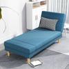 Tumbona de Concubina de Balcón Sofá Cama Individual Sofá Plegable Simple para Apartamento Pequeño Sofá Cama Plegable Alquiler Sofá de Tela Doble Uso