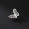 Nalan Clip de Oreja de Mariposa Calada de Plata de Ley S925 Estilo Ins Diseño de Nicho Brazalete de Oreja de Moda y Elegante M06646