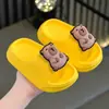 Pantuflas de Verano para Niñas de EVA, Diseño Antideslizante de Capibara, Para Uso en Casa y al Aire Libre, Dibujos Animados de Interior Suave para Bebés Niños