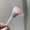 Pincel para Blush Pontilhado de Cabeça Plana, Pincel de Maquiagem Grande Dupla Camada Macio, Para Iniciantes Misturar, Natural e Claro, Recomendado para Festas de Estudantes