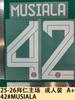 25-26 Coleção Casa Bayern Roupa Adulto Camisa A+ Número Letra Número Transferido por Calor Adesivo Transferido por Calor Camisa
