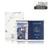 Em estoque Estojo Protetor de Passaporte Mármore Feito à Mão Bolso Deslizante Transparente Multifuncional Porta-Passaporte Bolsa de Passaporte para Pendurar Costurada