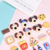 Perro Volador Dibujo Animado Comida Juego Combinación Pegamento Suave Pantuflas Decorativas Taza de Agua Accesorios Parche de Dibujos Animados Funda de Teléfono DIY Lindo