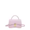 Nova Bolsa Lisa Versátil Estilo Ins Bolsa Quadrada Pequena Elegante Retro Bolsa Transversal Casual com Personalidade para o Dia a Dia