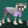 Nuevos Productos Transfronterizos para Mascotas, Perros y Gatos, Ropa de Otoño e Invierno, Empalme Cálido de Terciopelo, Ropa y Accesorios Bichón Frisé Traccionables