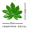 Hojas Artificiales Octagonales Doradas para Decoración de Fruterías, Hojas Octagonales para Paredes Verdes de Plantas de Exterior, Hojas Octagonales Pegadas