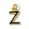Europa e Estados Unidos mais vendidos coloridos óleo 26 letras cobre diy pingente feminino mais vendidos inglês A- Z joia colar pulseira pingente