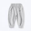 Calça de Bebê Primavera e Outono Roupa Externa Fina Algodão Puro Casual Calça de Moletom para Meninos e Meninas 2025 Nova Calça de Primavera para Bebê
