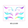 Transfronterizo Nuevo Simulación 3D Estéreo Láser Maquillaje de Ojos Maquillaje Tatuaje Pegatina Perezoso Europeo y Americano Pegatina de Maquillaje de Ojos Láser