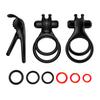 Anillo vibratorio de bloqueo con cabeza de conejo USK-S08, juego de 7 piezas para hombres que usan anillo vibratorio, anillo J femenino, sexo, productos para adultos
