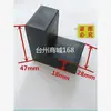 20x30 Tubo Cuadrado Bidireccional Esquina Ángulo Recto Conector de Aleación de Aluminio Accesorios de Plástico Bidireccionales para Puertas y Ventanas T15555