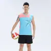 Conjunto de Roupa de Treino de Vôlei sem Mangas para Homens e Mulheres Roupa Esportiva de Competição Camisa de Vôlei Universitário com Números Impressos