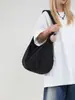 Bolsa de Ombro da Moda, Bolsa Simples Estilo Japonês Formato Bolinho, Bolsa de Ombro Versátil Cor Sólida Feminina, Nova Bolsa Transversal de Grande Capacidade