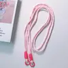 Novo Estilo Personalizado Simples e Fresco Combinação de Cores Cabeça Rolante Corda Longa Acessórios para Capa de Celular Lanyard Transversal Bolsa da Moda Lanyard para Garrafa