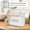 Caja de Madera para Almacenamiento de Ropa Transfronteriza Caja de Almacenamiento de Tampones para Baño con Tapa Caja de Almacenamiento de Madera para Baño