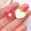 Acessórios para Joias DIY Liga Esmaltada Série Dia dos Namorados Buquê de Corações Pingentes Pulseiras Colares Chaveiros Charms